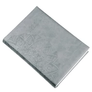 Határidőnapló REALSYSTEM Librobello B/6 napi fehér lapos szürke 2026.