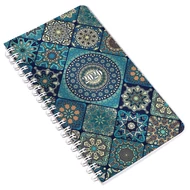 Határidőnapló REALSYSTEM SP2 spirál A/6 heti fehér lapos mozaik 2026.