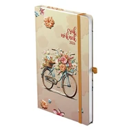 Határidőnapló TOPTIMER "Csak nőknek" N018 A/5 heti fehér lapos Bicikli 2026.