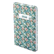 Határidőnapló TOPTIMER Joy J018 A/5 heti fehér lapos keskenyített Akvarell 3D 2026.