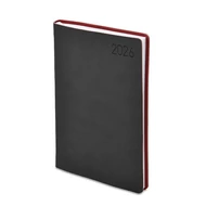 Határidőnapló TOPTIMER Madeira M021 A/5 napi fehér lapos fekete-bordó 2026.