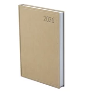 Határidőnapló TOPTIMER Traditional T022 B/6 napi fehér lapos bézs 2026.