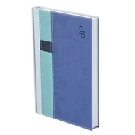 Határidőnapló TOPTIMER Vario V021 A/5 napi fehér lapos világoskék-türkiz-kék 2026.