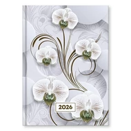 Határidőnapló VECTRALINE Mystic White princess A/5 napi fehér lapos 2026. Határidőnapló VECTRALINE Mystic White princess A/5 napi fehér lapos 2026.