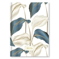 Határidőnapló VECTRALINE Softy flowers turquise A/5 napi fehér lapos 2026. Határidőnapló VECTRALINE Softy flowers turquise A/5 napi fehér lapos 2026.