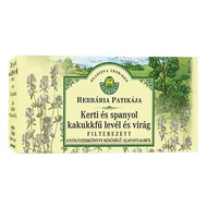 Herbatea HERBÁRIA kerti és spanyol kakukkfű levél 25x1 g Herbatea HERBÁRIA kerti és spanyol kakukkfű levél 25x1 g