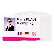 ID kártya és mágneskártyatartó tok DJOIS fekvő 65 x 89 mm 10 darabos