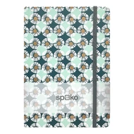 Jegyzetfüzet vonalas SPOKO A/5 96 lapos gumis keményfedeles margaréta