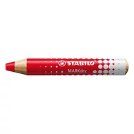 Jelölőceruza STABILO MARKdry fehér táblákhoz és flipchartpapírhoz vastag kerek heggyel piros Jelölőceruza STABILO MARKdry fehér táblákhoz és flipchartpapírhoz vastag kerek heggyel piros
