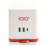 Kábel hosszabbító IOIO 3 aljzat 1,5m, 2xUSB-A, 1xUSB-C fehér Kábel hosszabbító IOIO 3 aljzat 1,5m, 2xUSB-A, 1xUSB-C fehér