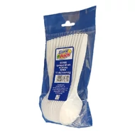 Kanál újrahasználható PS műanyag fehér 15 darabos Kanál újrahasználható PS műanyag fehér 15 darabos