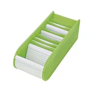 Kartotékozó WEDO műanyag 500 darabos fekvő világoszöld Kartotékozó WEDO műanyag 500 darabos fekvő világoszöld