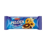 Keksz PILÓTA vaníliás karika tejbevonóval 150 g Keksz PILÓTA vaníliás karika tejbevonóval 150 g