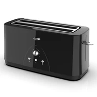 Kenyérpirító DYRAS T-2X2B 4 nyílás fekete Kenyérpirító DYRAS T-2X2B 4 nyílás fekete