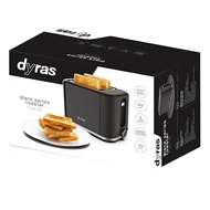 Kenyérpirító DYRAS T-311B 2 nyílás fekete Kenyérpirító DYRAS T-311B 2 nyílás fekete