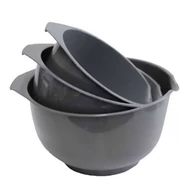 Keverőtál szett műanyag színes 3 darabos 1,5L+2L+3L Keverőtál szett műanyag színes 3 darabos 1,5L+2L+3L
