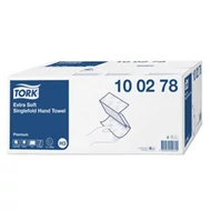 Kéztörlő hajtogatott TORK Extra Soft Singlefold H3 "Z" hajtású fehér 2 rétegű Kéztörlő hajtogatott TORK Extra Soft Singlefold H3 "Z" hajtású fehér 2 rétegű