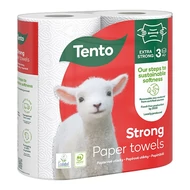 Kéztörlő tekercses háztartási TENTO Strong 2 tekercses 3 rétegű Kéztörlő tekercses háztartási TENTO Strong 2 tekercses 3 rétegű