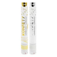 Konfetti ágyú JUNIOR 40 cm metál hasábok Konfetti ágyú JUNIOR 40 cm metál hasábok