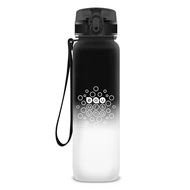 Kulacs ARS UNA műanyag matt BPA-mentes motivációs ombre 1 liter Black & White Kulacs ARS UNA műanyag matt BPA-mentes motivációs ombre 1 liter Black & White