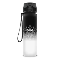 Kulacs ARS UNA műanyag matt BPA-mentes ombre 600 ml Black & White