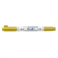 Lakkmarker kétvégű ZEBRA Mckie olajbázisú extra fine 0,7-1,2 mm arany Lakkmarker kétvégű ZEBRA Mckie olajbázisú extra fine 0,7-1,2 mm arany