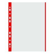 Lefűzhető genotherm DONAU A/4 40 mikron víztiszta piros szélű 100 darabos Lefűzhető genotherm DONAU A/4 40 mikron víztiszta piros szélű 100 darabos