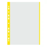 Lefűzhető genotherm DONAU A/4 40 mikron víztiszta sárga szélű 100 darabos Lefűzhető genotherm DONAU A/4 40 mikron víztiszta sárga szélű 100 darabos