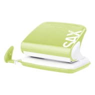 Lyukasztó SAX 318 Design 2 lyukú fém 20 lap világoszöld Lyukasztó SAX 318 Design 2 lyukú fém 20 lap világoszöld