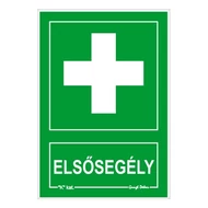 Matrica Elsősegély 11,5 x 16,5 cm "K" Matrica Elsősegély 11,5 x 16,5 cm "K"