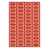 Matrica fűszeres piros "D" Matrica fűszeres piros "D"