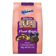 Mézeskalács MANNER Knöpfe szilvás puszedli 180 g Mézeskalács MANNER Knöpfe szilvás puszedli 180 g