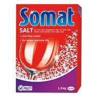 Mosogatógép vízlágyító SOMAT regeneráló só 1,5 kg Mosogatógép vízlágyító SOMAT regeneráló só 1,5 kg