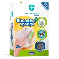 Mosogatószivacs BONUS Bioactive formázott 9,5x7,1x4,5cm 2 darabos Mosogatószivacs BONUS Bioactive formázott 9,5x7,1x4,5cm 2 darabos