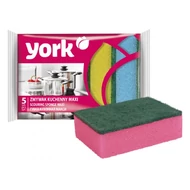 Mosogatószivacs YORK maxi 16x7x10 cm 5 darabos Mosogatószivacs YORK maxi 16x7x10 cm 5 darabos