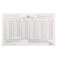 Nyomtatvány TB naptár 2026.