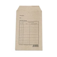 Nyomtatvány bérfizetési tasak barna Nyomtatvány bérfizetési tasak barna