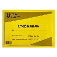 Nyomtatvány emelőgépnapló VECTRALINE A/5 fekvő 32 lapos