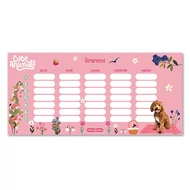 Órarend ARS UNA egylapos kétoldalas Cute Animals-Doggie Órarend ARS UNA egylapos kétoldalas Cute Animals-Doggie