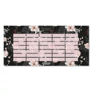 Órarend ARS UNA egylapos kétoldalas Flowery Black Órarend ARS UNA egylapos kétoldalas Flowery Black