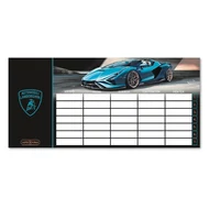 Órarend ARS UNA egylapos kétoldalas Lamborghini Türkiz Órarend ARS UNA egylapos kétoldalas Lamborghini Türkiz