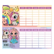 Órarend NEBULO mini Királylány - Unikornis