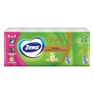 Papírzsebkendő ZEWA Softis Aloe Balsam 4 rétegű 10x9 darabos Papírzsebkendő ZEWA Softis Aloe Balsam 4 rétegű 10x9 darabos