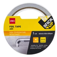 Ragasztószalag DELI 60 mm x 10 m alumínium Ragasztószalag DELI 60 mm x 10 m alumínium