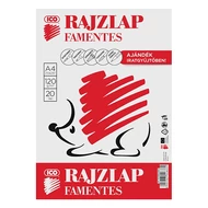 Rajzlap ICO Süni A/4 120 g famentes 20 lapos Rajzlap ICO Süni A/4 120 g famentes 20 lapos