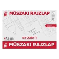 Rajzlap műszaki ICO Student A/3 20 lapos Rajzlap műszaki ICO Student A/3 20 lapos
