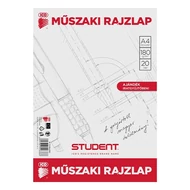 Rajzlap műszaki ICO Student A/4 20 lapos Rajzlap műszaki ICO Student A/4 20 lapos