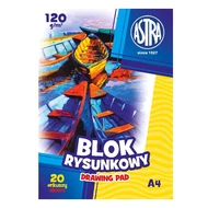 Rajztömb ASTRA PAP A/4 120 g 20 lapos Rajztömb ASTRA PAP A/4 120 g 20 lapos