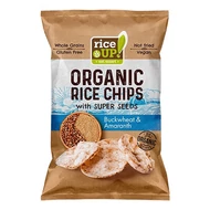 Rizschips RICE UP Bio hajdinával és amaránttal 25 g Rizschips RICE UP Bio hajdinával és amaránttal 25 g