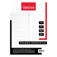 Rovatolt ív OPTIMA A/3 vonalas 60 g 200 ív/csomag
